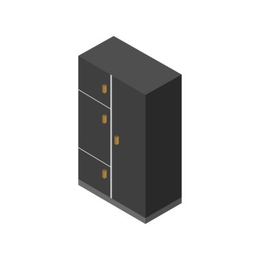 Kostüm web simgesi izole, mobilya