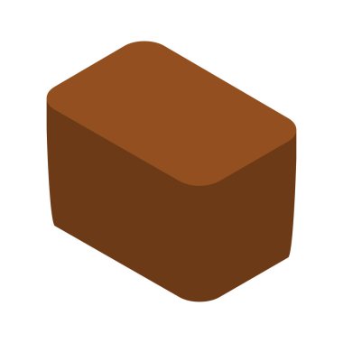 pouf simgesi mobilya düz vektör simgesi