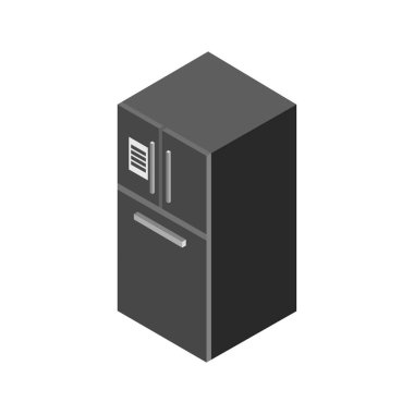 buzdolabı simgesi vektör illüstrasyonu