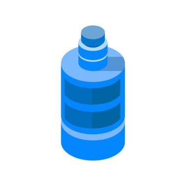 Sabun şişesi simgesinin vektör illüstrasyonu