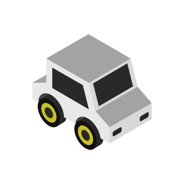 araba simgesi vektör illüstrasyonu