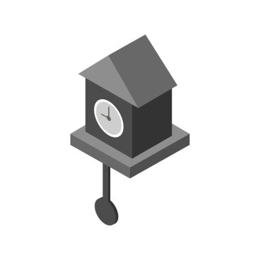 Ev ikonlu çalar saat. vektör illüstrasyonu