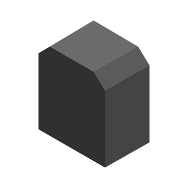 3 boyutlu küp simgesi, izometrik biçim