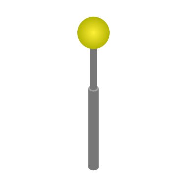 sokak lambası simgesi, vektör illüstrasyonu