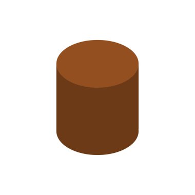 kahve çekirdeği simgesi, düz tasarım