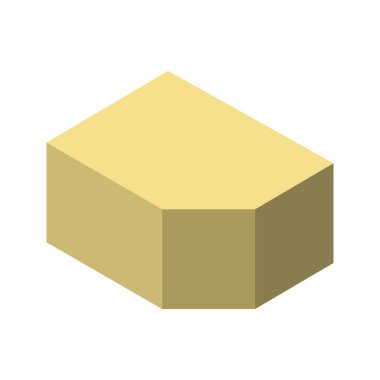 Tek izole bina simgesinin vektör illüstrasyonu