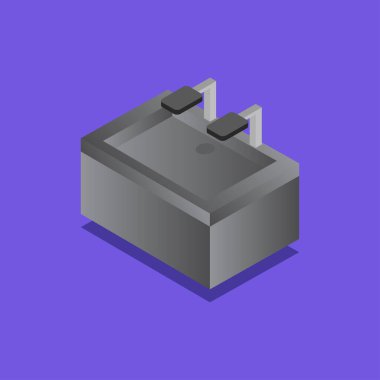 Banyo lavabosu vektör illüstrasyonu