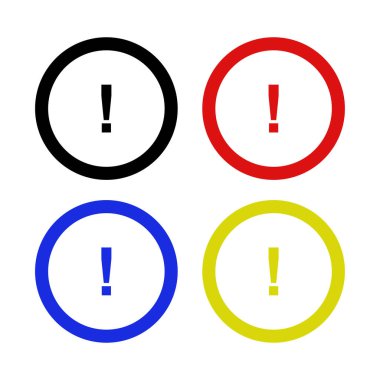 uyarı simgesi, vektör illüstrasyon tasarımı       