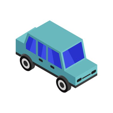 araba simgesi vektör illüstrasyonu