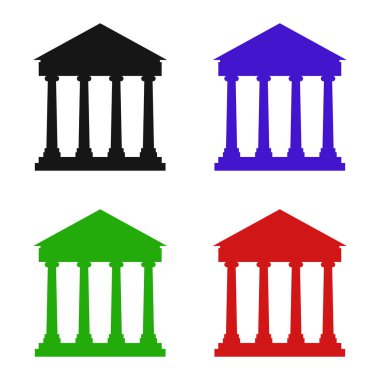 Düz simgeler oluşturuluyor. Grafik ve web tasarımı için renkli illüstrasyon.