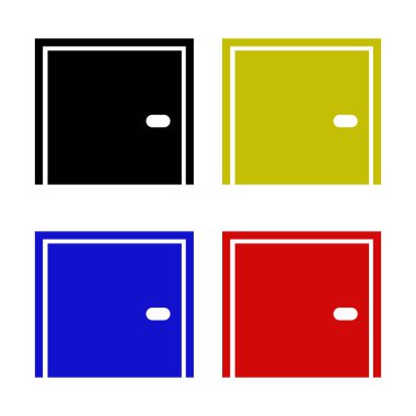 kapılar vektör illüstrasyonunu ayarlar