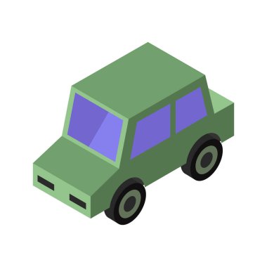 araba simgesi vektör illüstrasyonu