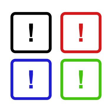 uyarı simgesi, vektör illüstrasyon tasarımı       