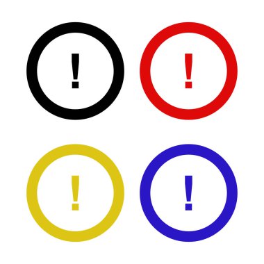 uyarı simgesi, vektör illüstrasyon tasarımı       