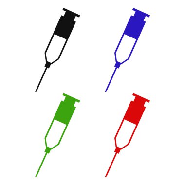 Şırınga ikonu vektör çizimi