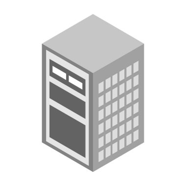 veri merkezi simgesi, izometri biçimi