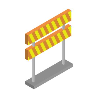 Yol Bloğu vektör illüstrasyonu