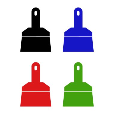 Fırça simgeleri vektör illüstrasyonuName