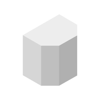 Tek izole bina simgesinin vektör illüstrasyonu