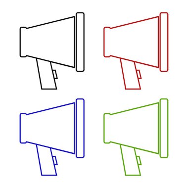 hoparlör ağ ikonu vektör illüstrasyonu