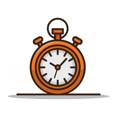 Kronometre ikon vektör resimleme arkaplanı 