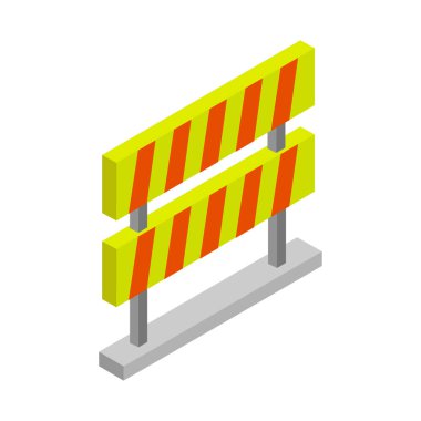 Yol Bloğu vektör illüstrasyonu