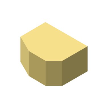 Tek izole bina simgesinin vektör illüstrasyonu