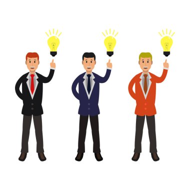 Erkek vektör çizimi kümesi