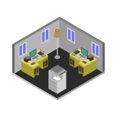 Modern apartman odasının iç tasarımı