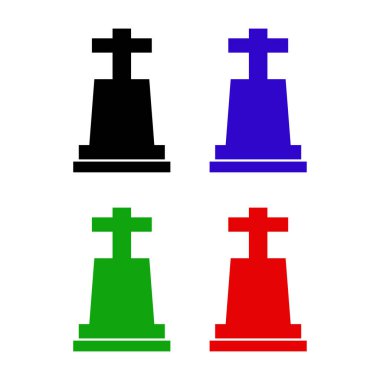 tombstone web simgesi vektör çizimi