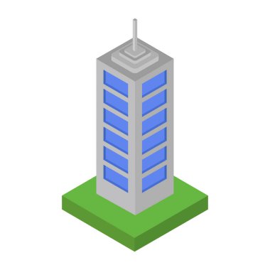 Gökdelen vektör resimleme