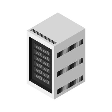 veri merkezi simgesi, izometri biçimi