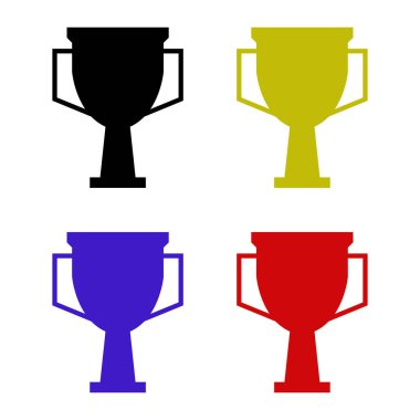 kupa simgesi vektör illüstrasyonu