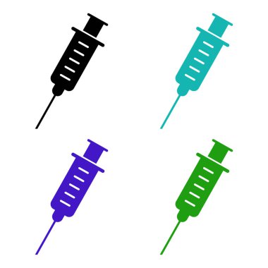 Şırınga ikonu vektör çizimi