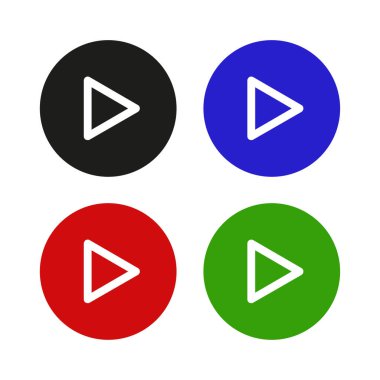 Basit ağ okları vektör resimleme seti 