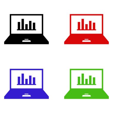 İş simgeleri Vektör illüstrasyonunu ayarladı