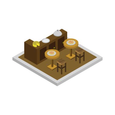 Modern bir restoran iç tasarım