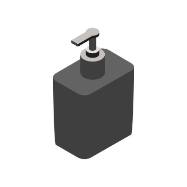 Sabun şişesi simgesinin vektör illüstrasyonu