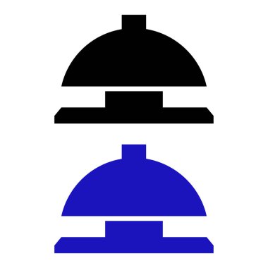 servis çanı simgesi vektör illüstrasyonu