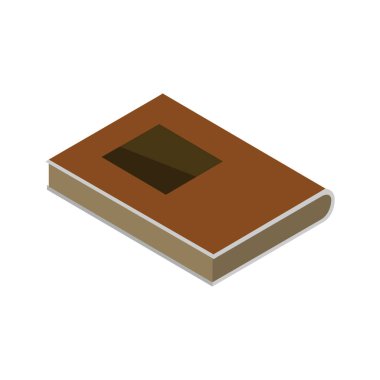 İzole kitap tasarım vektör illüstrasyon 