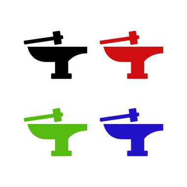 Örs kümesi, vektör illüstrasyonu basit tasarım 