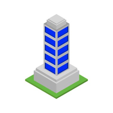 Yapı simgesinin vektör illüstrasyonu.