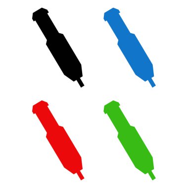 boya silindiri vektör illüstrasyonu