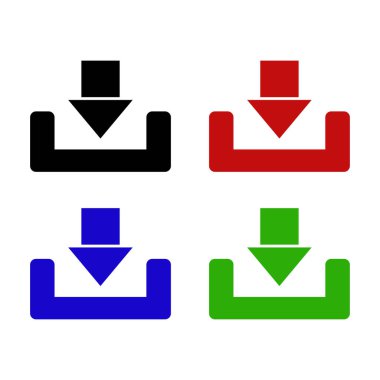 Web ve mobil uygulama tasarımınız için ok simgesi çizimi arkaplanı, ok logosu 