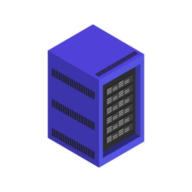 veri merkezi simgesi, izometri biçimi