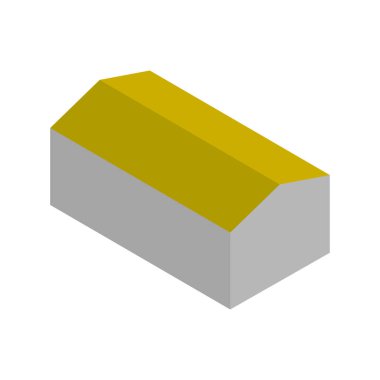 izole ev simgesi, vektör illüstrasyonu