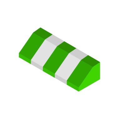 Beyaz arkaplan vektör illüstrasyonunda çizgi film tasarımında pil simgesi