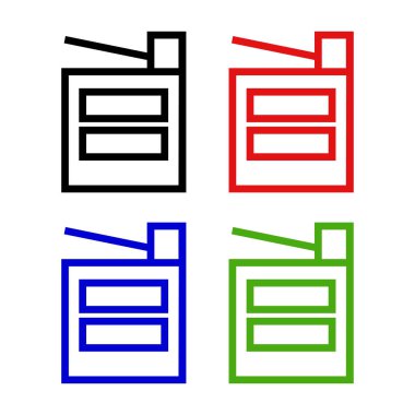 Harfli 4 simge kümesi, ana vektör simgesi