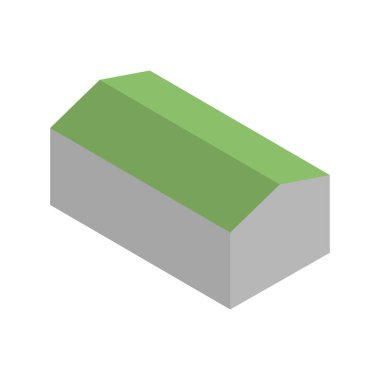 izole ev simgesi, vektör illüstrasyonu