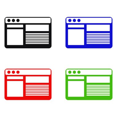 Siyah çizgi çevrimiçi oyun ve görüntü simgesi beyaz arkaplanda izole edildi. Oyun işaretli film şeridi. Simgeleri renklendir. vektör illüstrasyonu